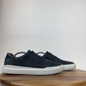 Mens Cole Haan Grandpro Rally Laser Cut Blue Nubuck Comfort Sneakers Size 10 M